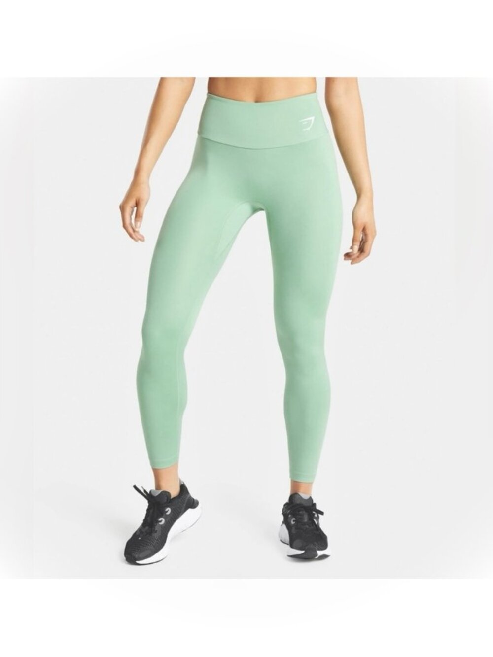 GLYDER GYMSHARK | L / XL | Lot of 3 High Power H20 Camo Crop Leggings + DRY Mint - Picture 8 of 14